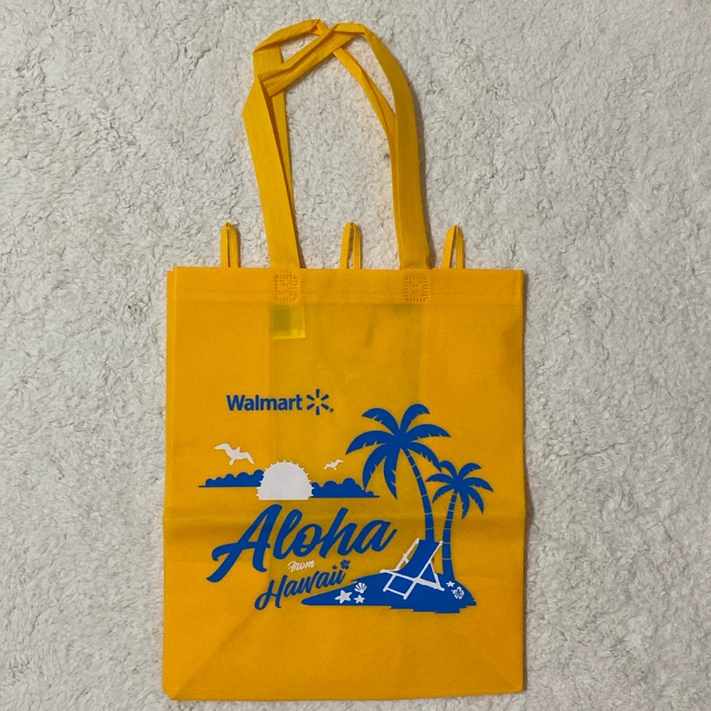 ❤️ Walmart Hawaii Large Reusable Shopping Tote Bag NWT